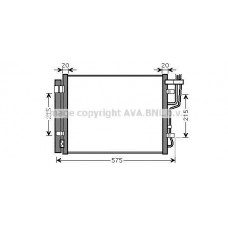KA5100D AVA QUALITY COOLING Конденсатор кондиціонера