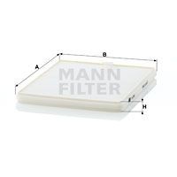 CU 2326 MANN-FILTER Фільтр повітря у внутрішньому просторі