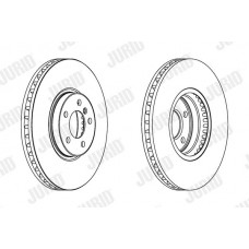 562357JC-1 JURID Гальмівний диск