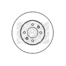 15996 MAPCO Гальмівний диск