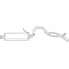 70610 SIGAM Глушник вихлопних газів кінцевий