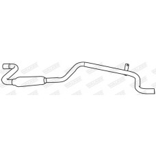 19835 WALKER Глушник вихлопних газів кінцевий