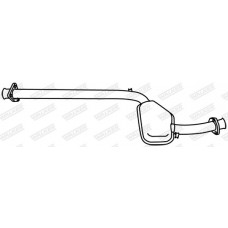 19339 WALKER Середній глушник вихлопних газів
