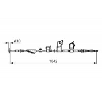 1 987 482 911 BOSCH Тросик, cтояночный тормоз