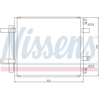 94866 NISSENS Конденсатор кондиціонера