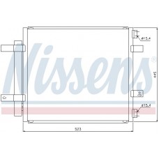 94866 NISSENS Конденсатор кондиціонера