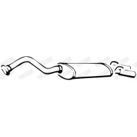 14238 WALKER Глушник вихлопних газів кінцевий