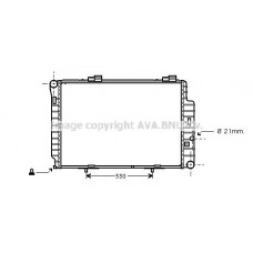 MSA2234 AVA QUALITY COOLING Радіатор охолодження двигуна