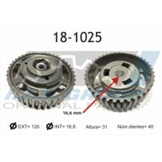 18-1025 IJS GROUP Паразитный / Ведущий ролик, Зубчастий ремінь