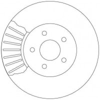 DF4147 TRW Гальмівний диск