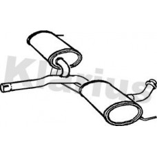 220472 KLARIUS Середній глушник вихлопних газів