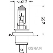 64193ALS OSRAM Лампа розжарювання фара дальнього світла