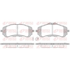1559.00 REMSA Комплект гальмівних колодок дисковий гальм