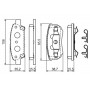 0 986 424 814 BOSCH Комплект гальмівних колодок дисковий гальм