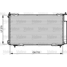814225 VALEO Конденсатор кондиціонера
