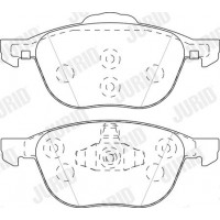 573753J JURID Комплект гальмівних колодок дисковий гальм