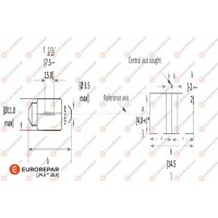 1616430780 EUROREPAR Лампа розжарювання стояночний габаритний вогонь
