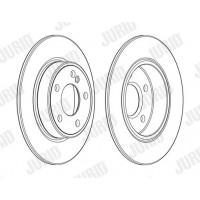 562995JC JURID Гальмівний диск