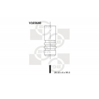 впускний клапан BGA V165640