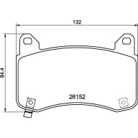 P 09 029 BREMBO Комплект гальмівних колодок дисковий гальм