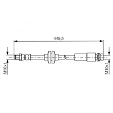 1 987 481 668 BOSCH Гальмівний шланг