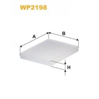 WP2198 WIX FILTERS Фільтр повітря у внутрішньому просторі