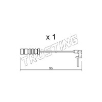 SU.011 TRUSTING Сигналізатор зносу гальмівних колодок