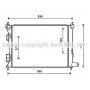 HYA2277 AVA QUALITY COOLING Радіатор охолодження двигуна