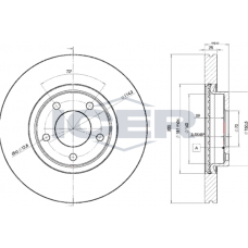 78BD3273-2 ICER Гальмівний диск