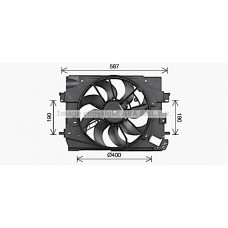 RT7662 AVA QUALITY COOLING Вентилятор охолодження двигуна