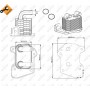 31345 NRF масляний радіатор двигунне олива