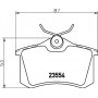 8DB 355 018-111 HELLA Комплект гальмівних колодок дисковий гальм