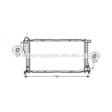 BW2234 AVA QUALITY COOLING Радіатор охолодження двигуна