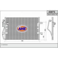43073 AHE Конденсатор кондиціонера