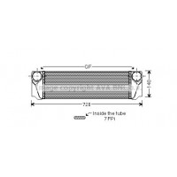 BW4376 AVA QUALITY COOLING Интеркулер