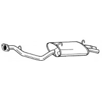 23617 SIGAM Глушник вихлопних газів кінцевий