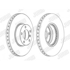 562384JC-1 JURID Гальмівний диск