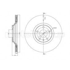 23-0866C METELLI Гальмівний диск