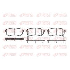 1135.02 REMSA Комплект гальмівних колодок дисковий гальм