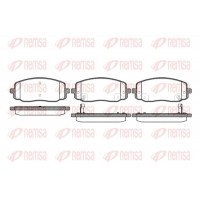 1133.02 REMSA Комплект гальмівних колодок дисковий гальм