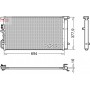 DCN41019 DENSO Конденсатор кондиціонера