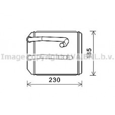 MT6260 AVA QUALITY COOLING Теплообмінник обігрів салону