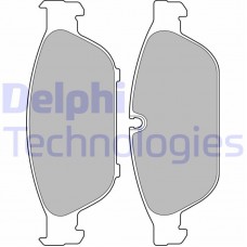 LP2238 DELPHI Комплект гальмівних колодок дисковий гальм