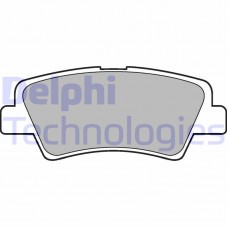 LP2295 DELPHI КомплеК т гальмівних колодок, дискове гальмо