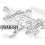 VWAB-041 FEBEST Підвіска двигун