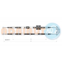 33.0214.1 ADRIAUTO Тросик, cтояночный тормоз