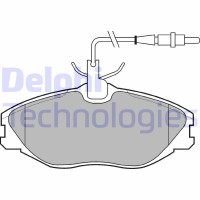 LP986 DELPHI КомплеК т гальмівних колодок, дискове гальмо