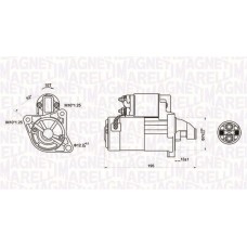 063721096010 MAGNETI MARELLI Стартер