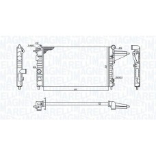 350213189100 MAGNETI MARELLI Радіатор охолодження двигуна