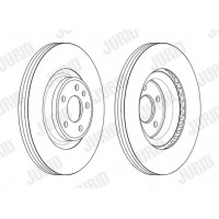 563175JC-1 JURID Гальмівний диск